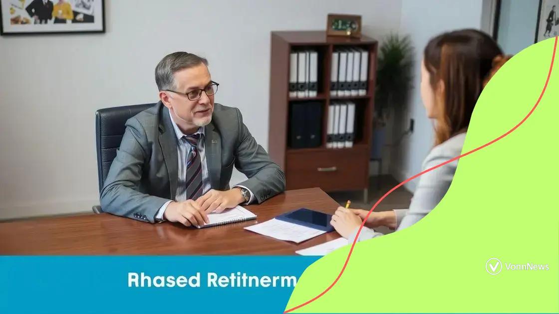 How to negotiate a phased retirement plan