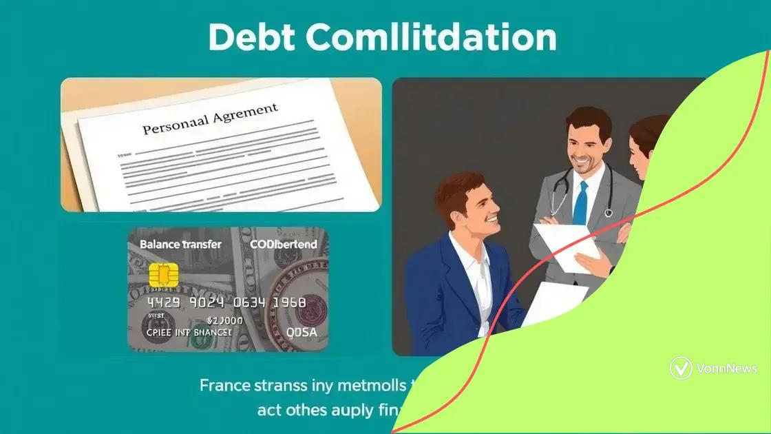 Different methods of consolidation