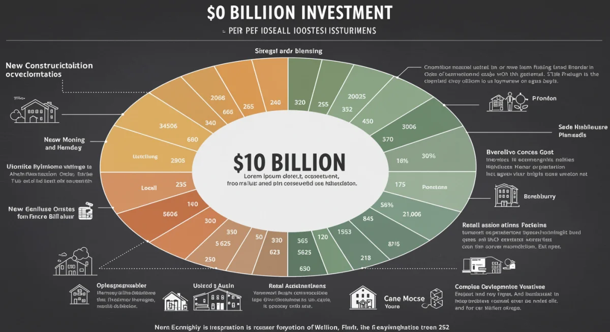 Infographic detailing federal housing investment categories